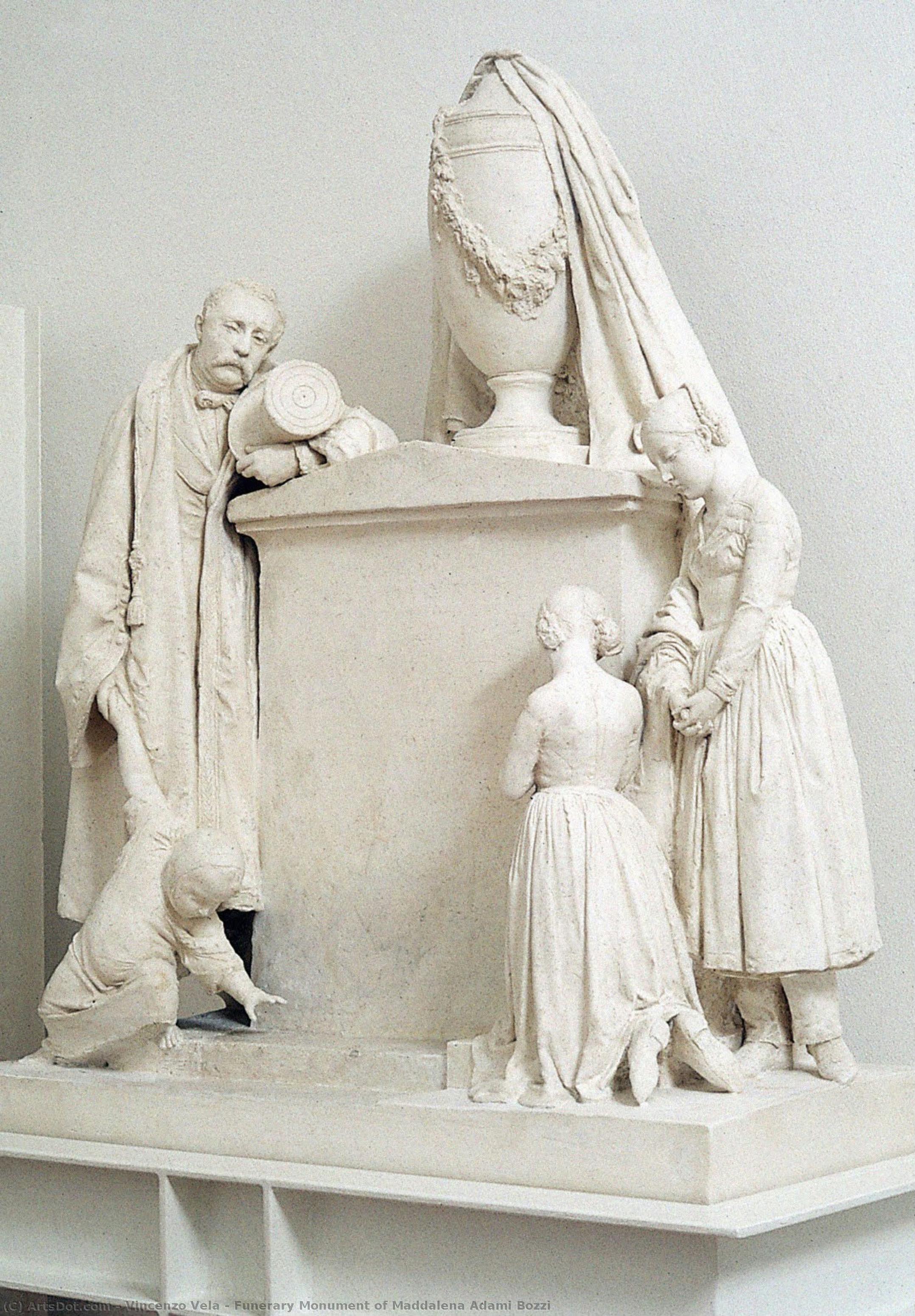Funerary Monument Of Maddalena Adami Bozzi — Vincenzo Vela