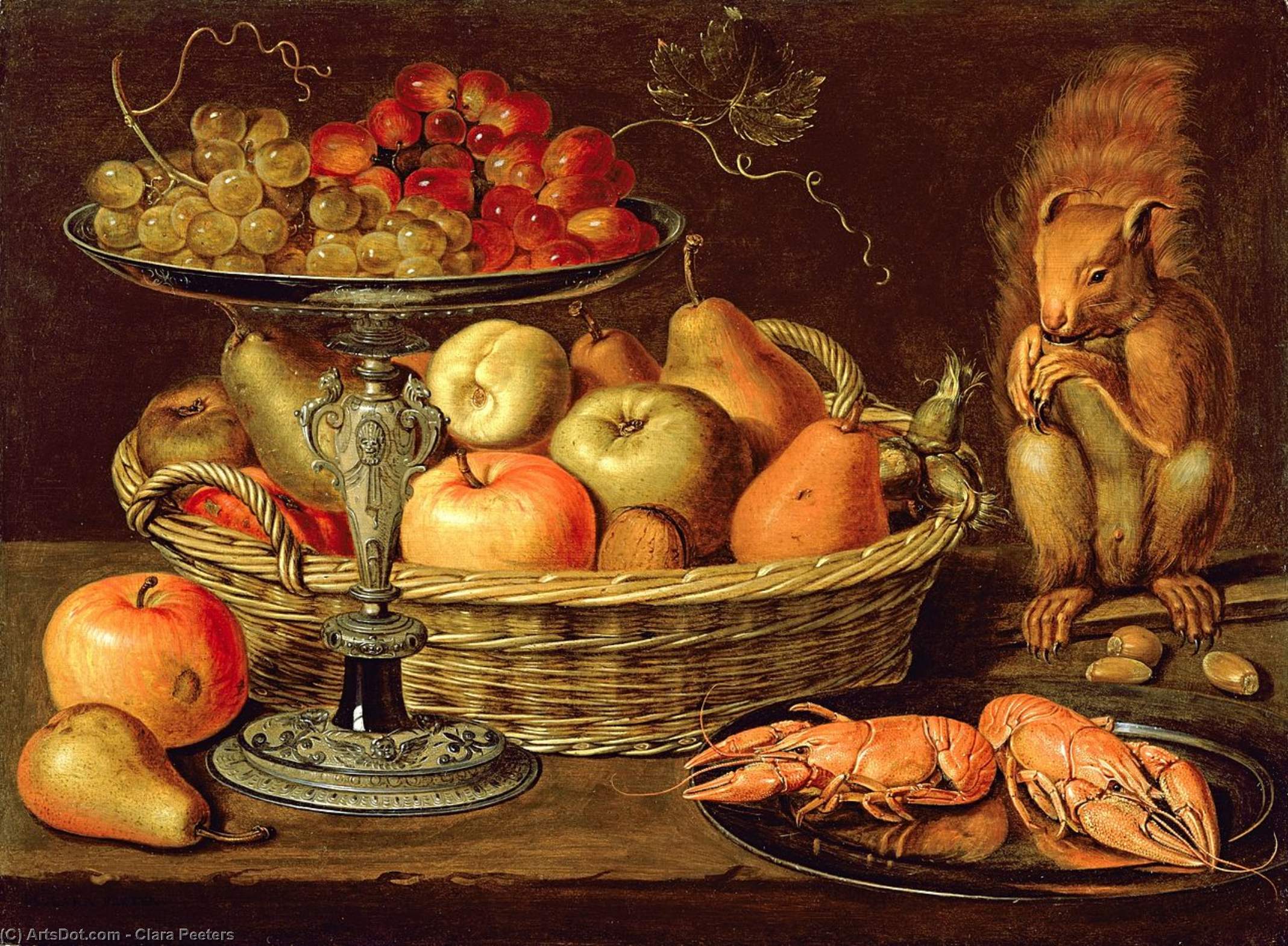 Still Life With Silver-gilt Tazza — Clara Peeters