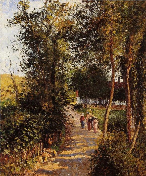 Road To Berneval-le-petit — Camille Pissarro