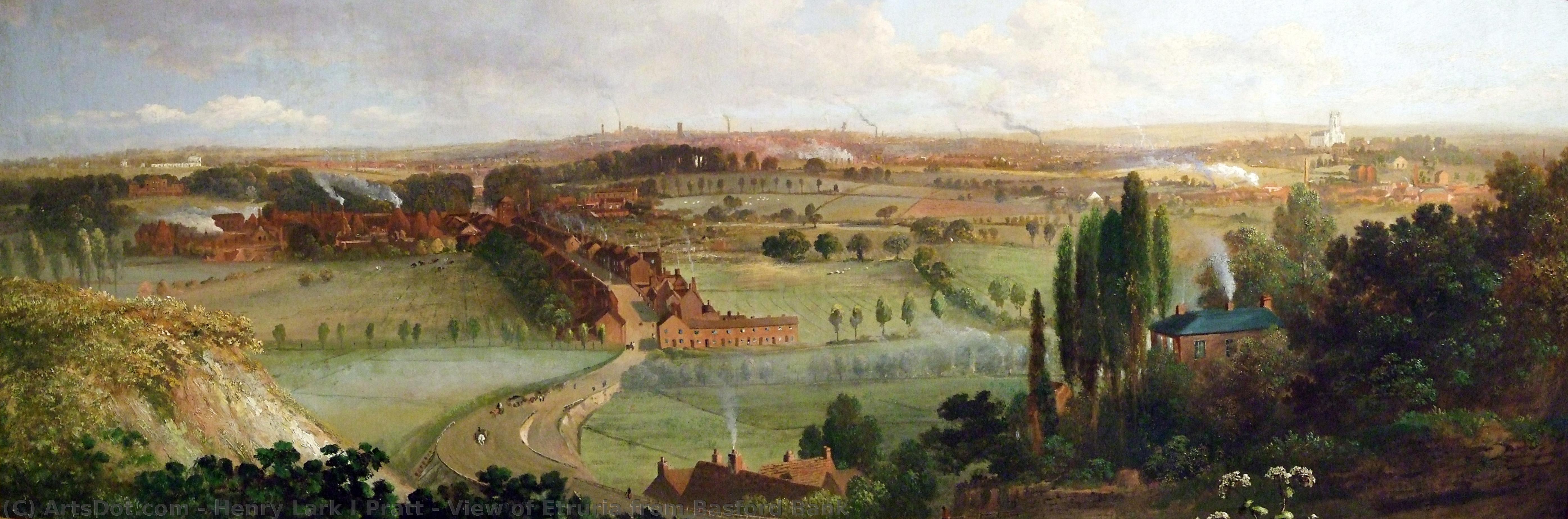 View Of Etruria From Basford Bank — Henry Lark I Pratt