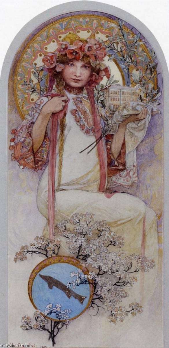 The Girl Of Ivancice — Alfons Maria Mucha