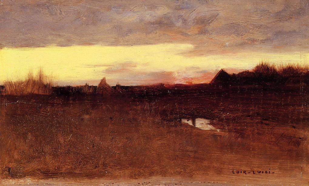Sunset — Dit Luigi Loir Aloys François Joseph Loir