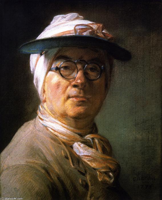 Autorretrato (también Conocido Como Retrato De Chardin Con Gafas) — Jean-baptiste-siméon Chardin