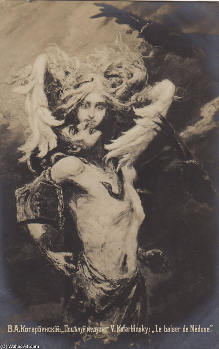 The Kiss Of Medusa — Vasily Alexandrovich Kotarbinsky