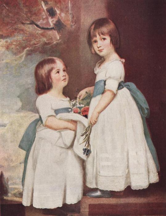 The Horsley Children, Master George And Miss Charlotte — George Romney