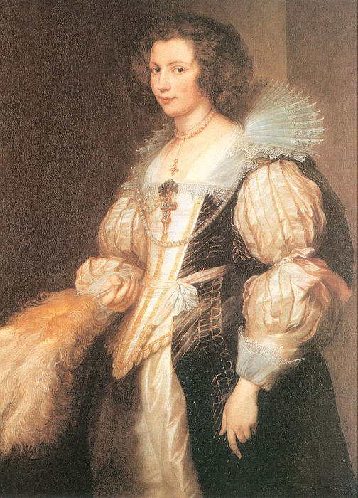 Portrait Of Maria Lugia De Tassis — Sir Anthony Van Dyck