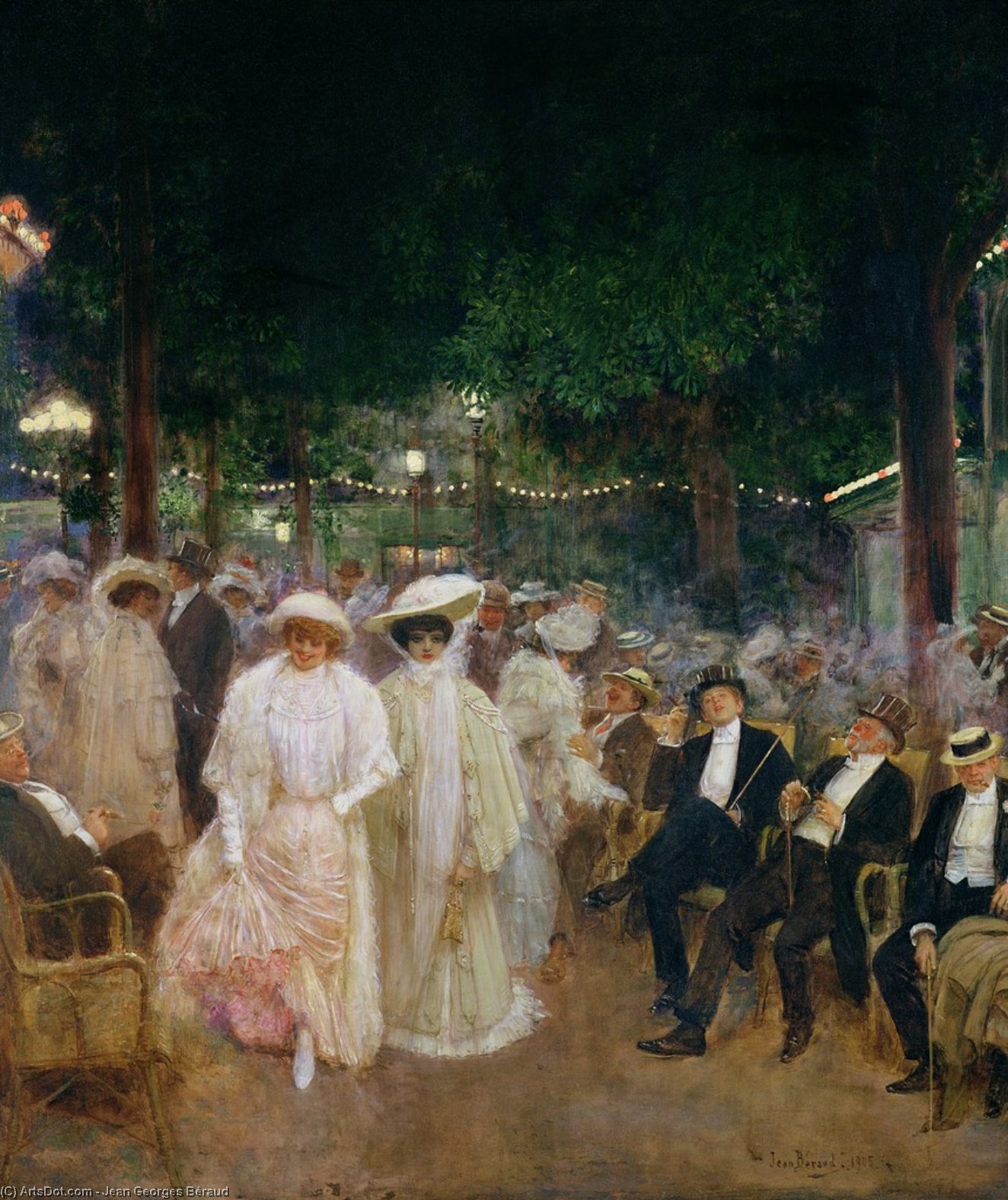 The Gardens Of Paris (also Known As The Beauties Of The Night) — Jean Georges Béraud