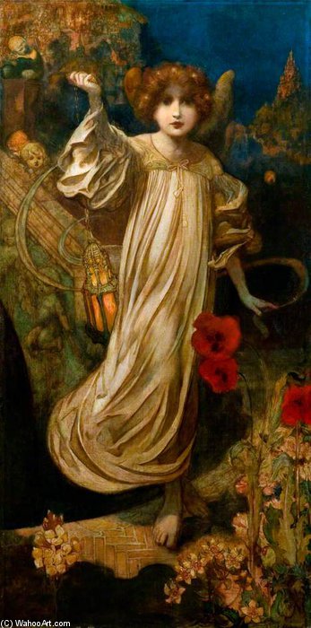 Angelic Child With A Lantern — Charles Robinson