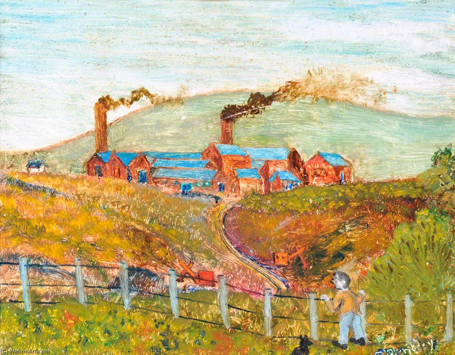 Lane End Brickworks, Buckley, 1996 — James Bentley
