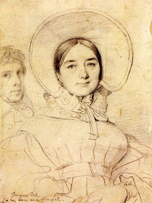 Madame Jean Auguste Dominique Ingres, Born Madeleine — Jean-auguste-dominique Ingres