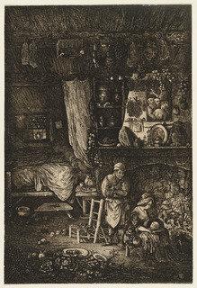 Flemish Interior — Rodolphe Bresdin