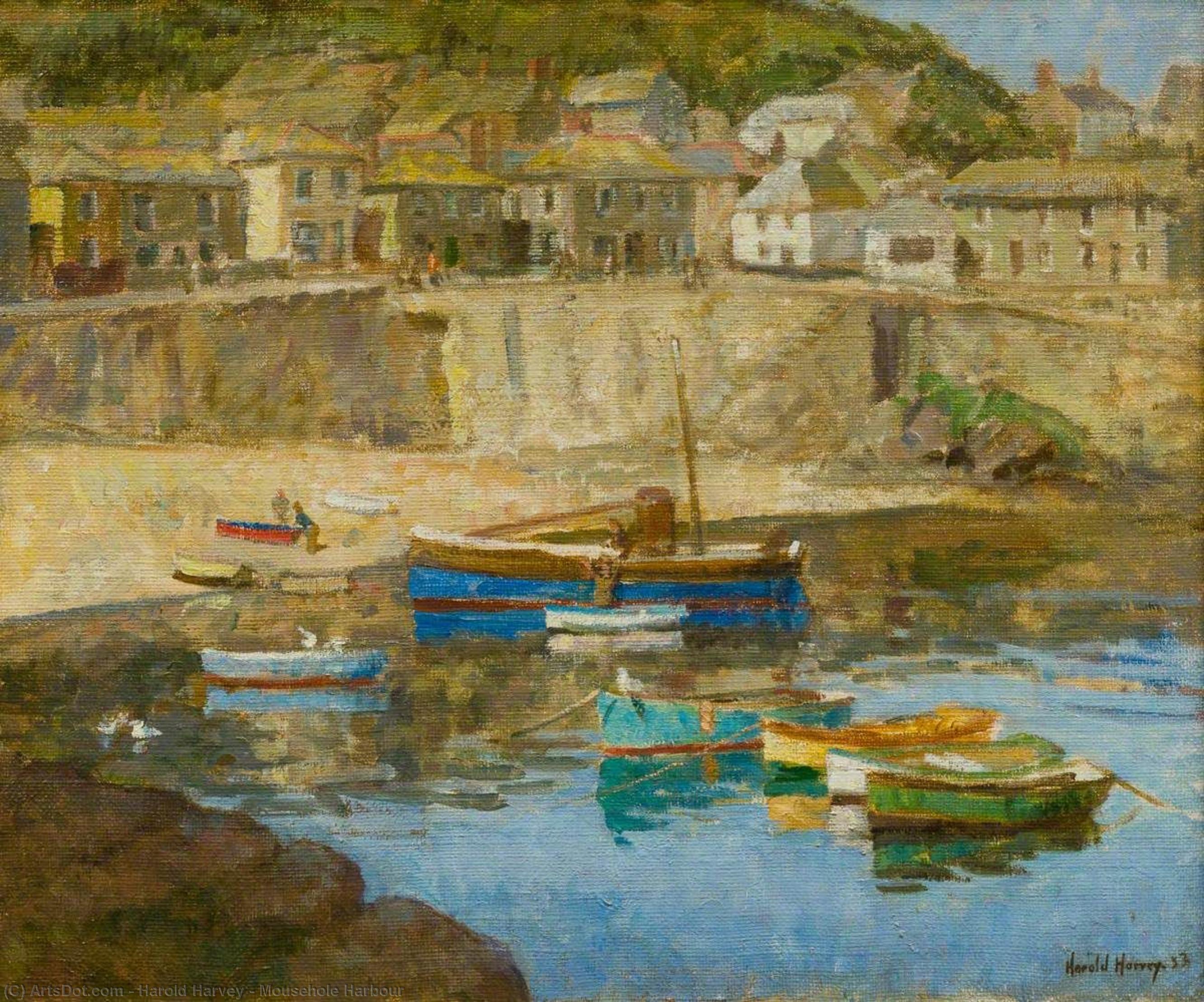 Mousehole Harbour — Гарольд Харви