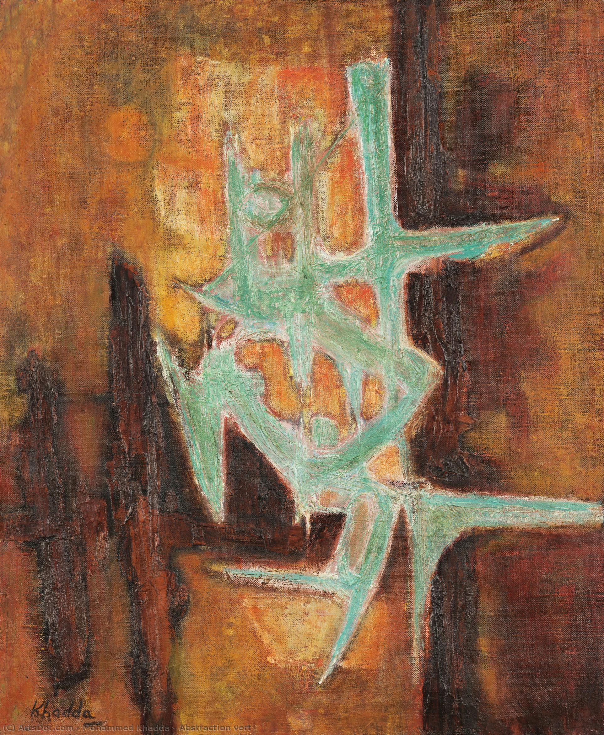 Abstraction Vert — Mohammed Khadda