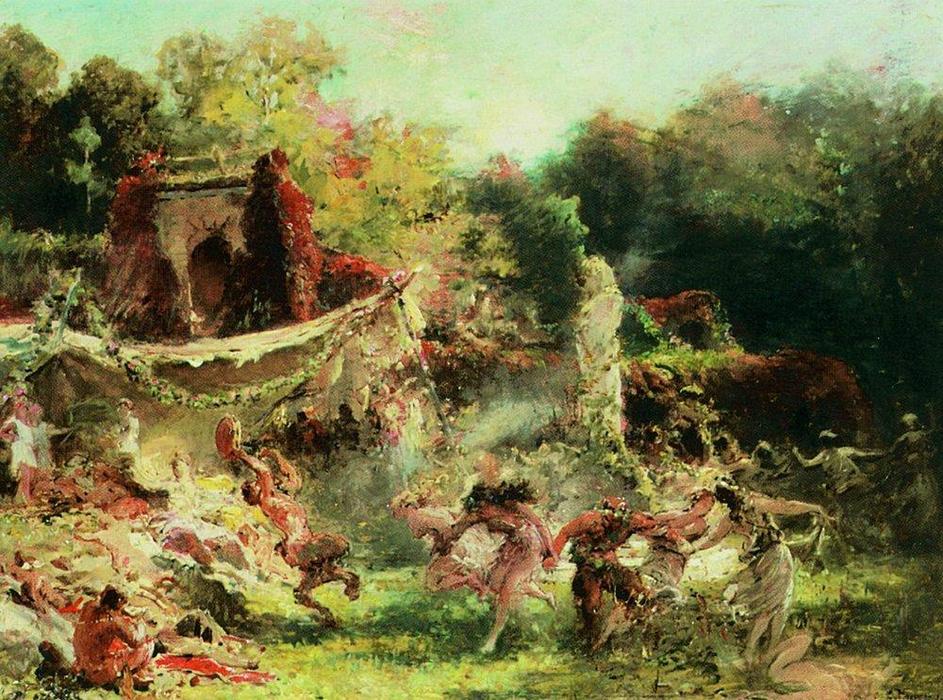Spring Bacchanalia — Константин Јефимович Маковски
