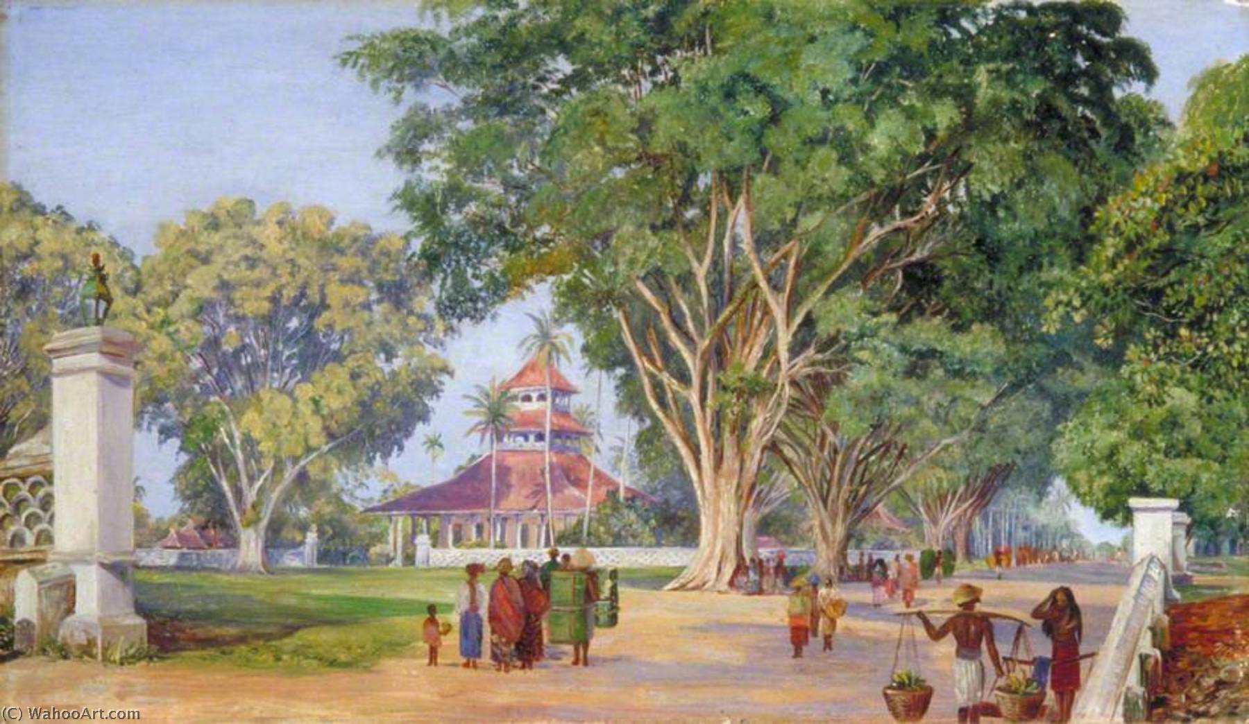 Die Moschee Von Bandong — Marianne North