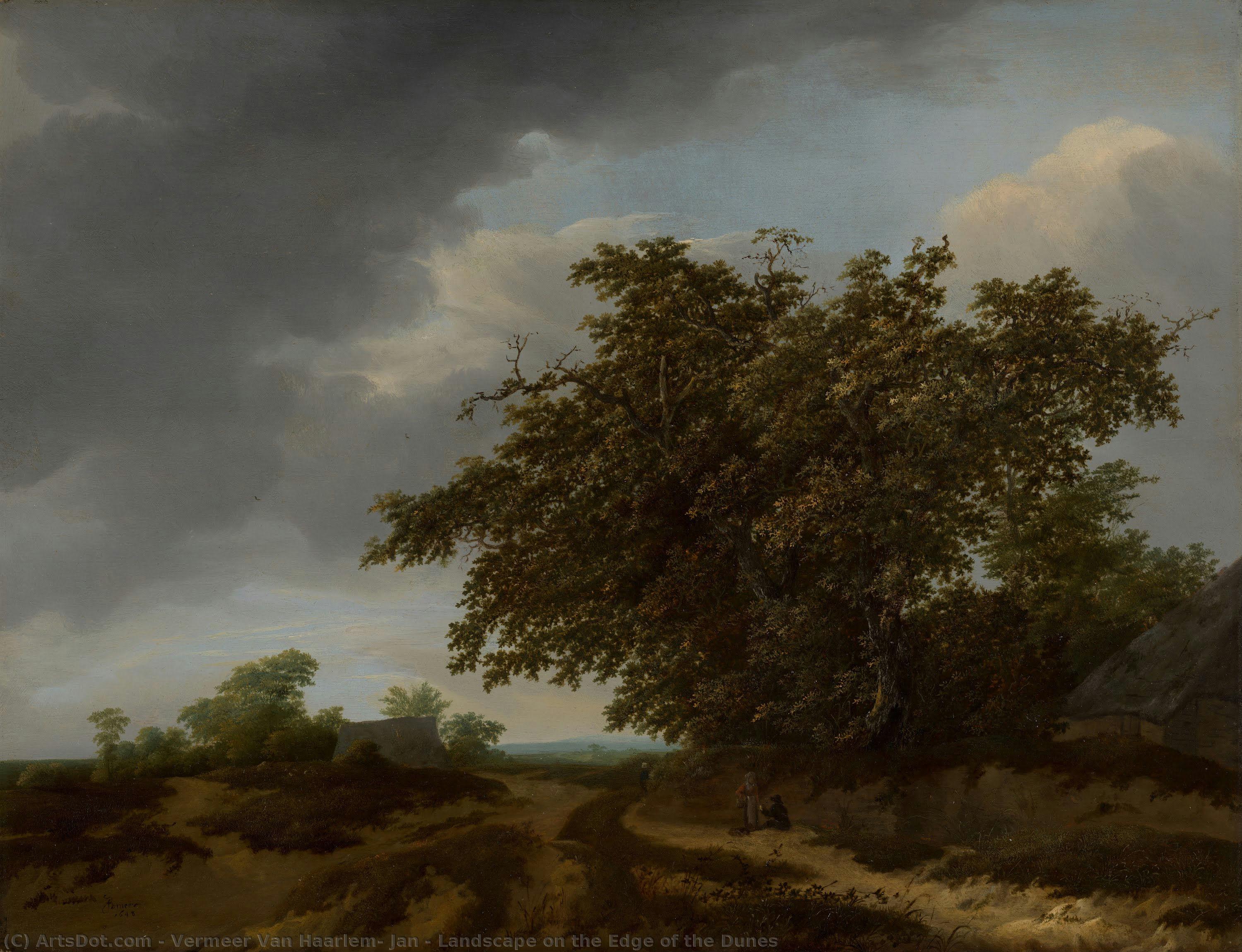 Landscape On The Edge Of The Dunes — Jan Vermeer Van Haarlem