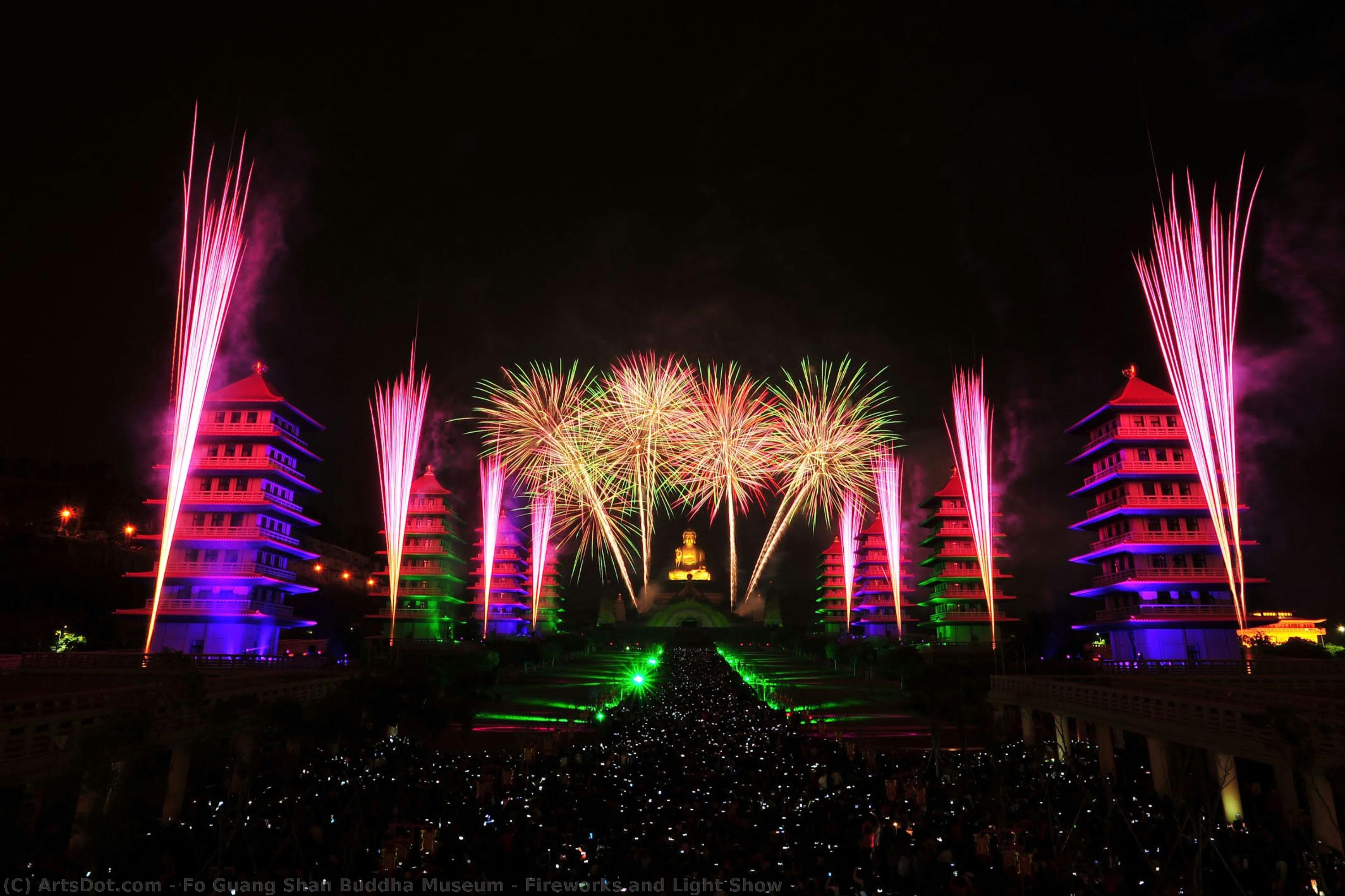 Fireworks And Light Show — Fo Guang Shan Buddha Museum