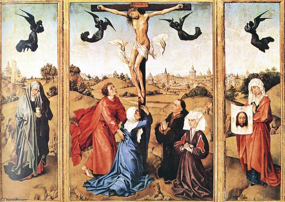 Triptych Of The Holy Cross — Goswijn Van Der Weyden