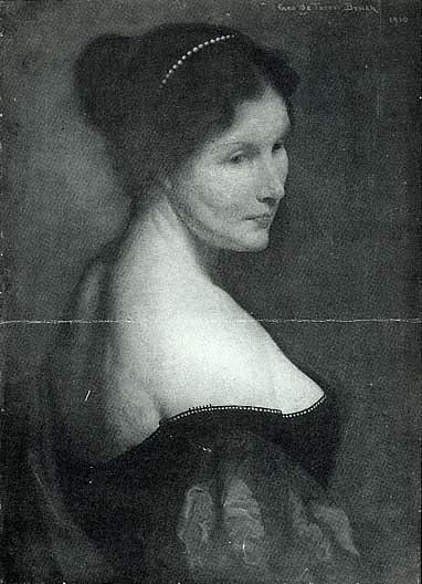 Portrait Of A Lady, (painting) — George De Forest Brush