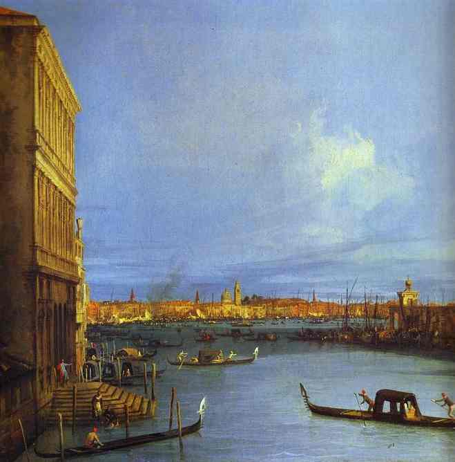 Santa Maria Della Salute Seen From The Grand Canal (left) — Canaletto