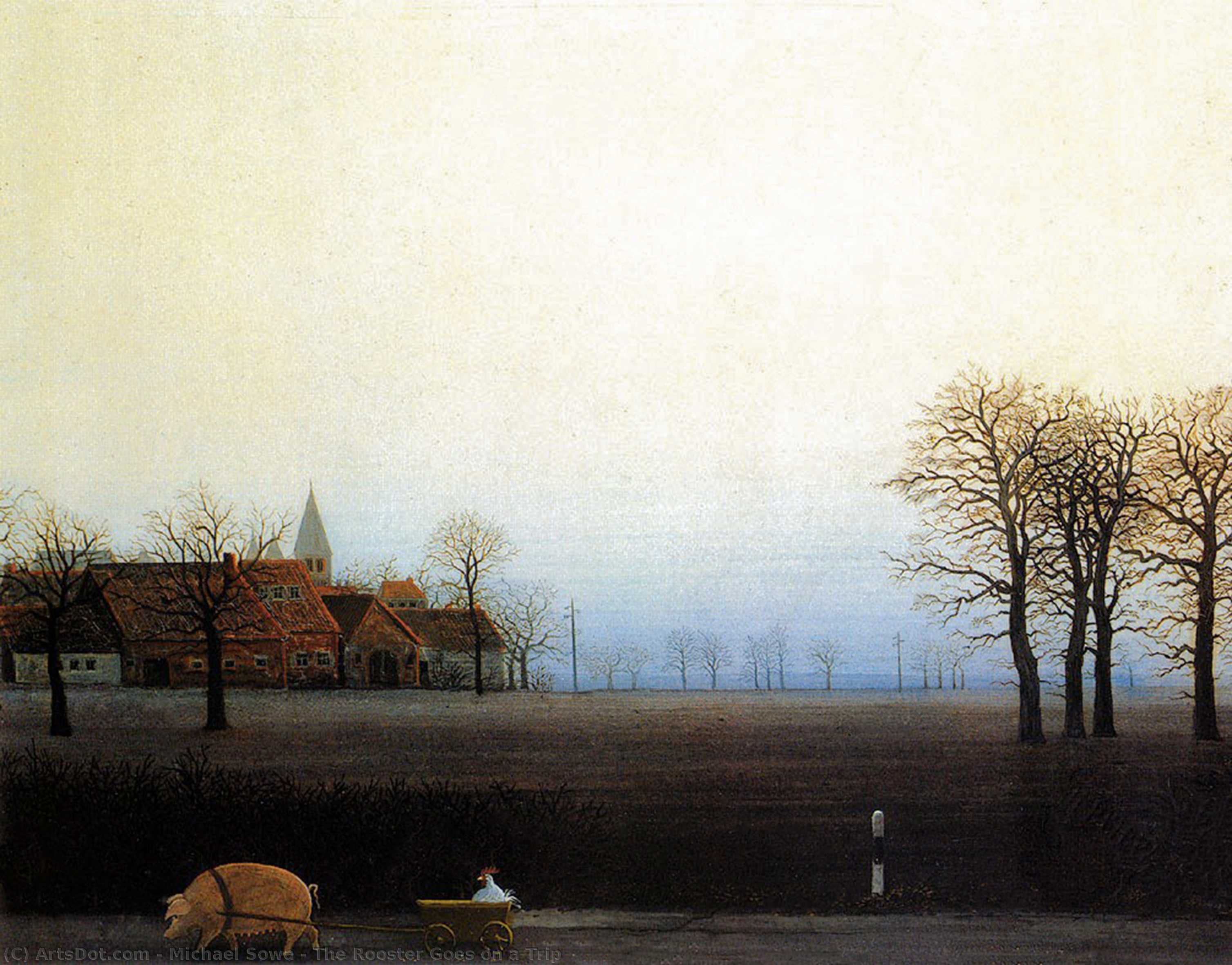 The Rooster Goes On A Trip — Michael Sowa