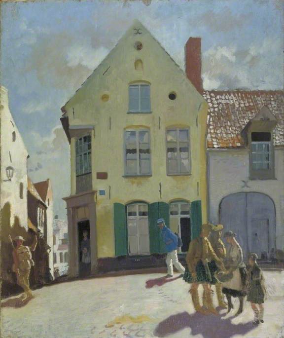 Soldiers And Peasants, Cassel — Sir William Newenham Montague Orpen