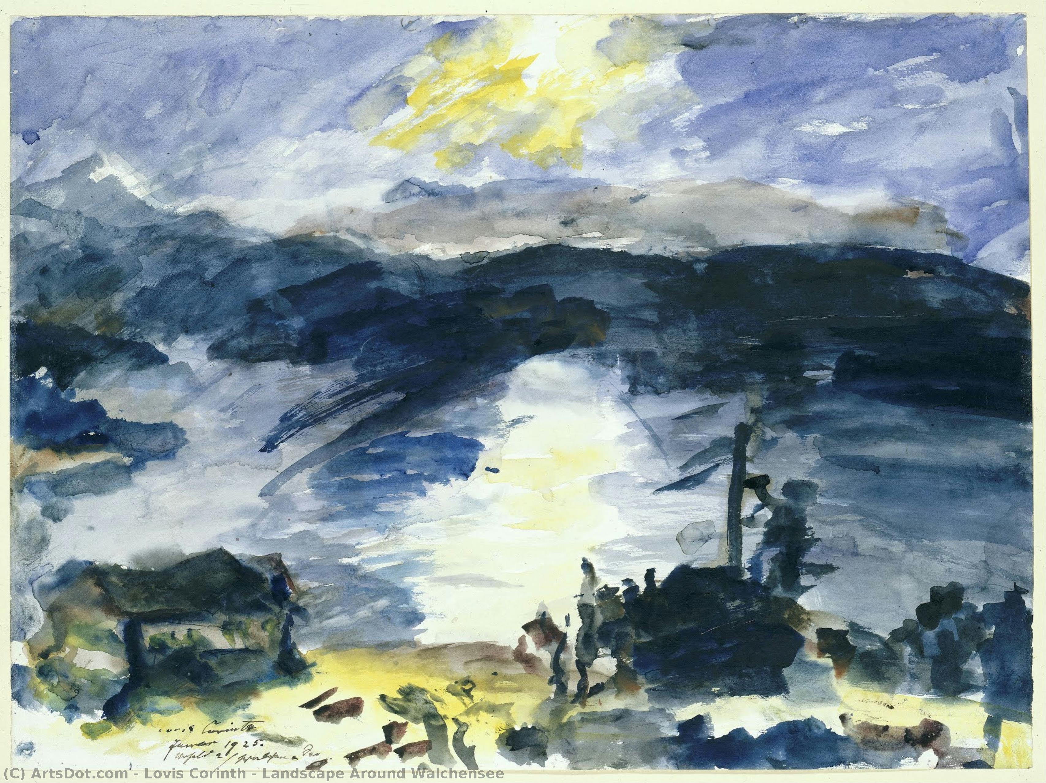 Landscape Around Walchensee — Lovis Corinth