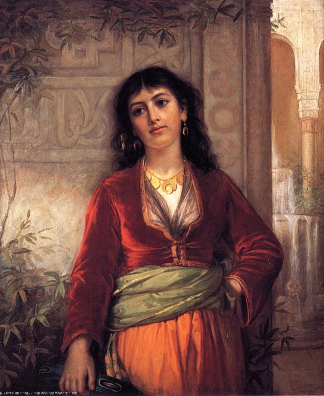 The Unwelcome Companion (a Street Scene In Cairo) — John William Waterhouse