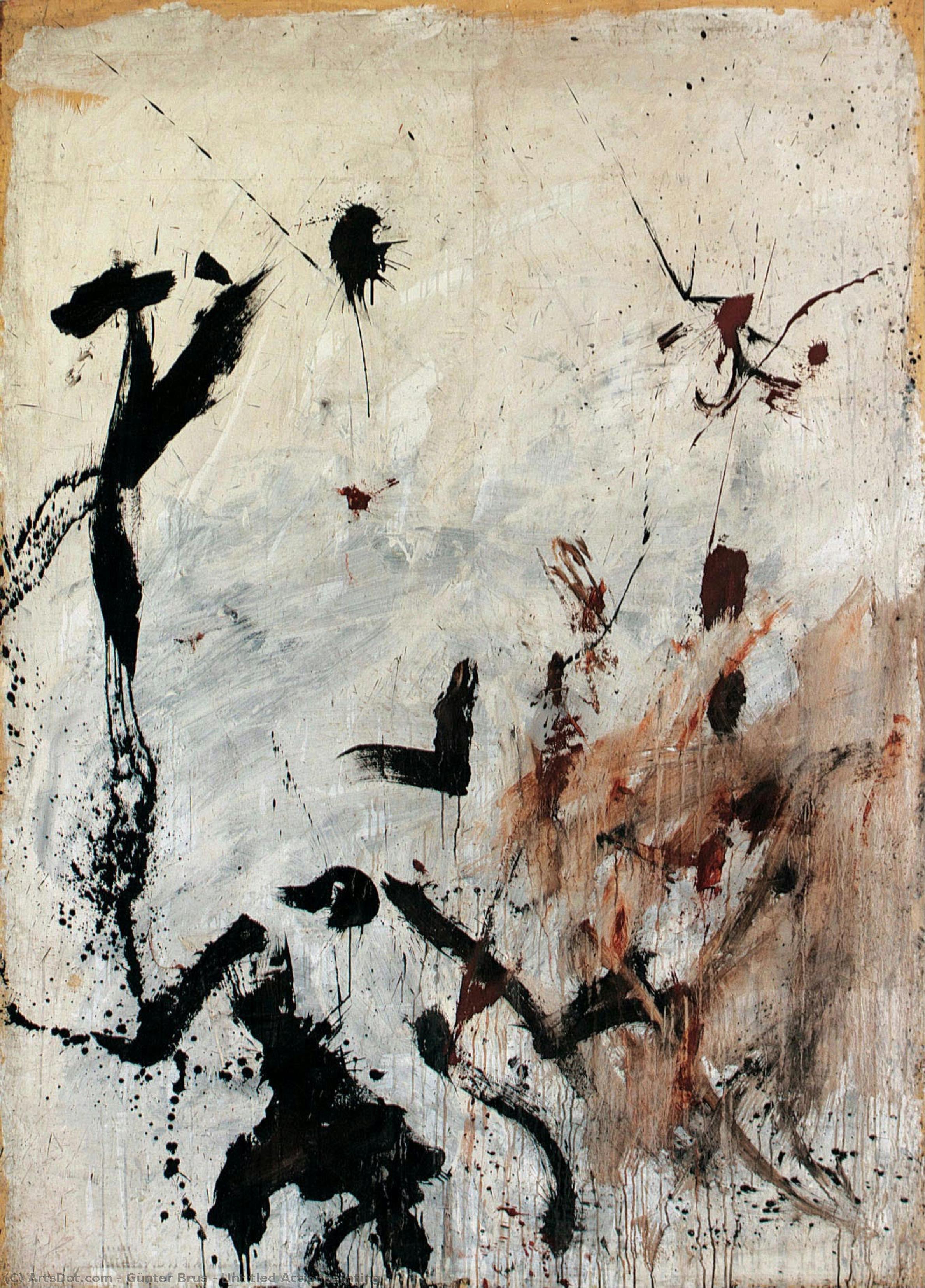 Untitled Actionpainting — Günter Brus