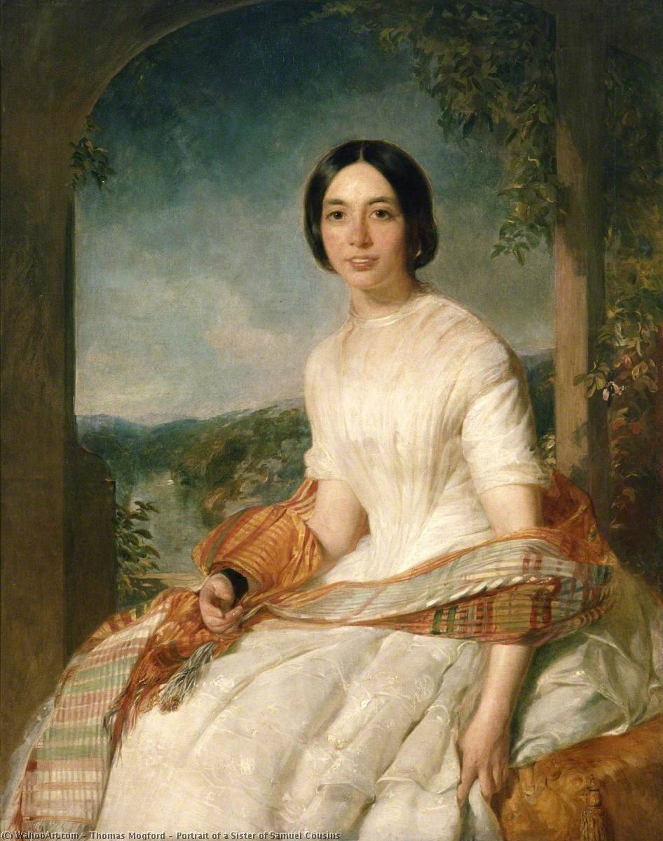 Portrait Of A Sister Of Samuel Cousins — Thomas Mogford