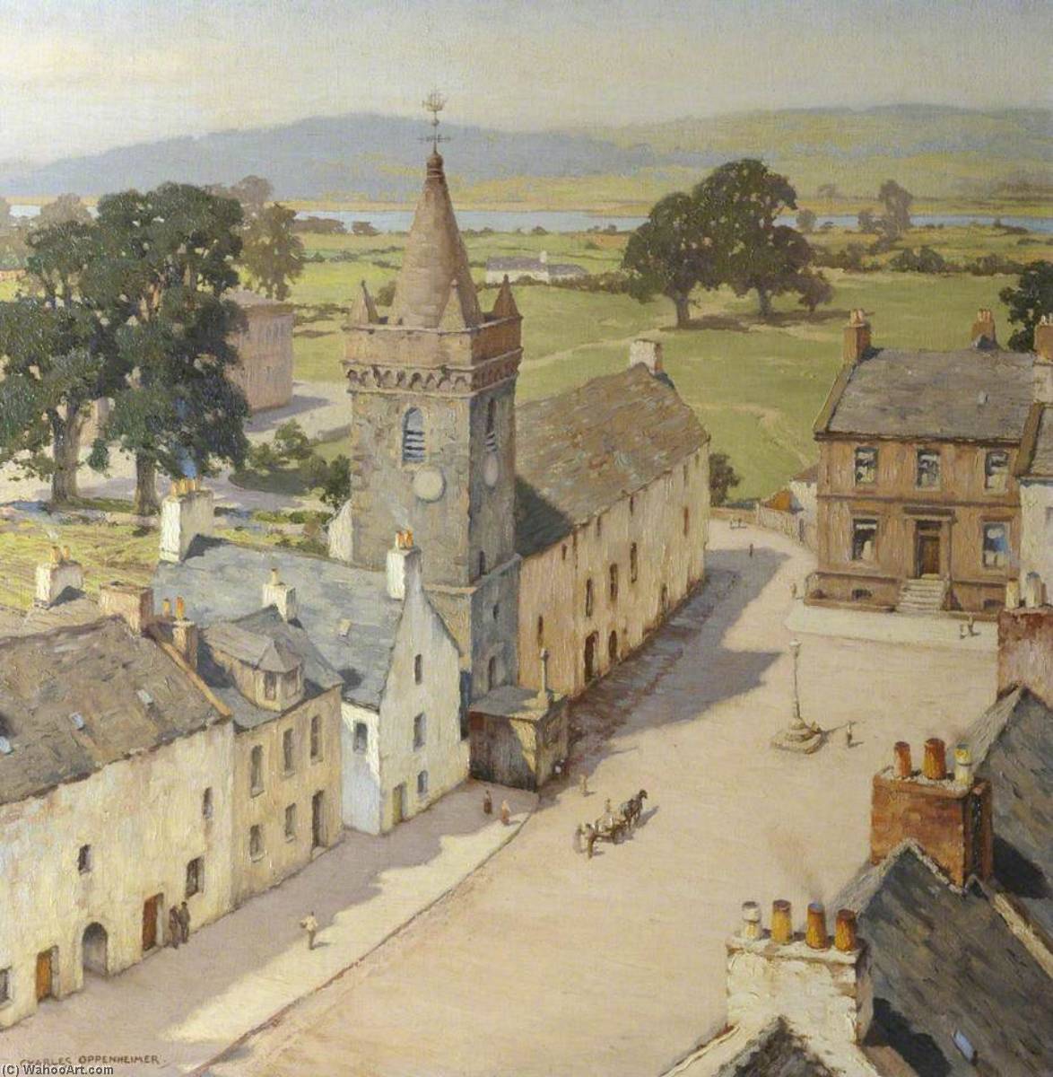 From A Tower, Kirkcudbright — Charles Oppenheimer