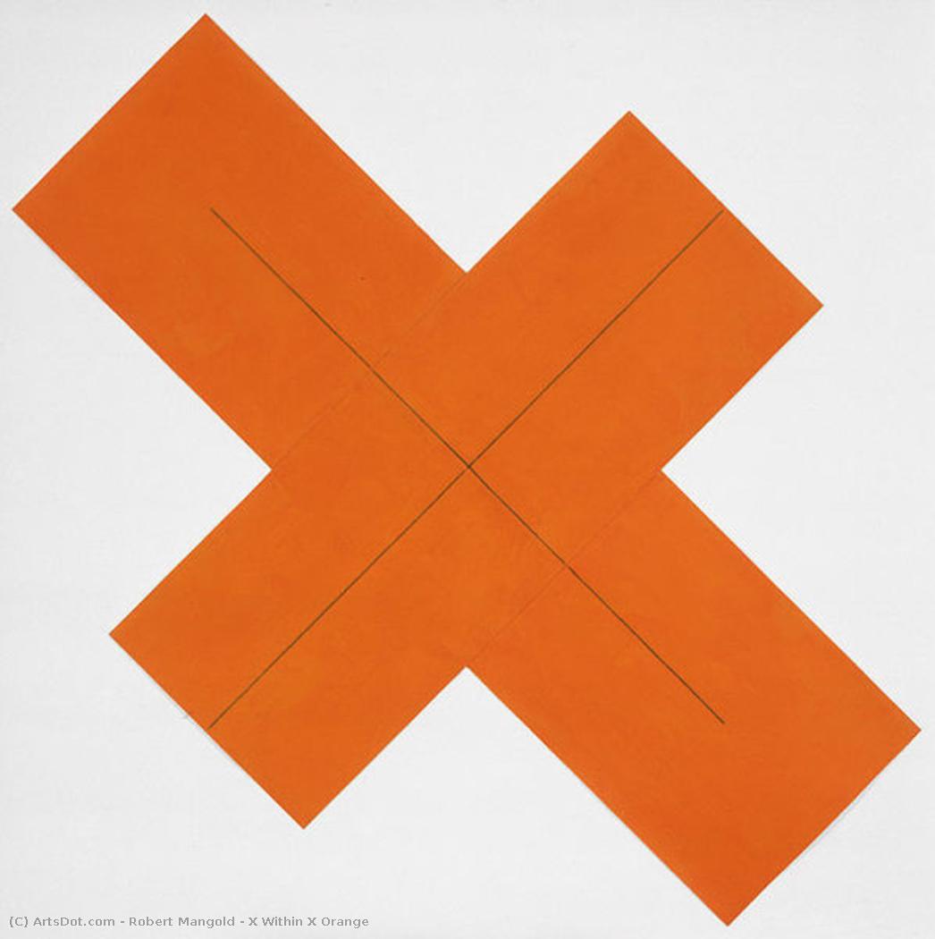 X Within X Orange — ロバート・マンゴールド