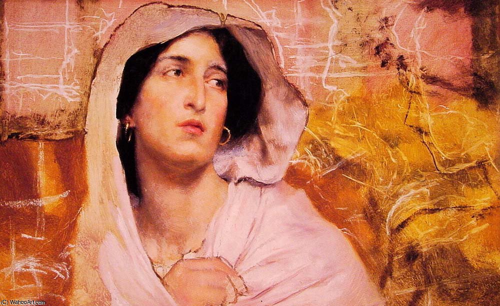 Portrait Of A Woman — Lourens Alma Tadema