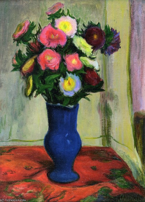 Vase Of Flowers — Wladyslaw Slewinski