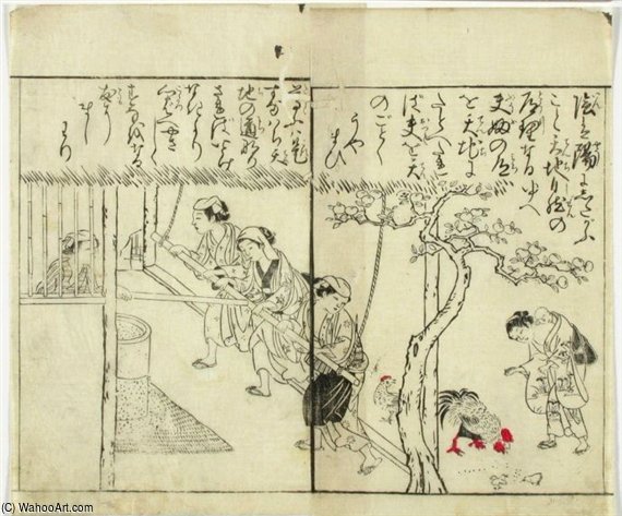 Jyviä Linnuille. Fuzoku-ga — Suzuki Harunobu