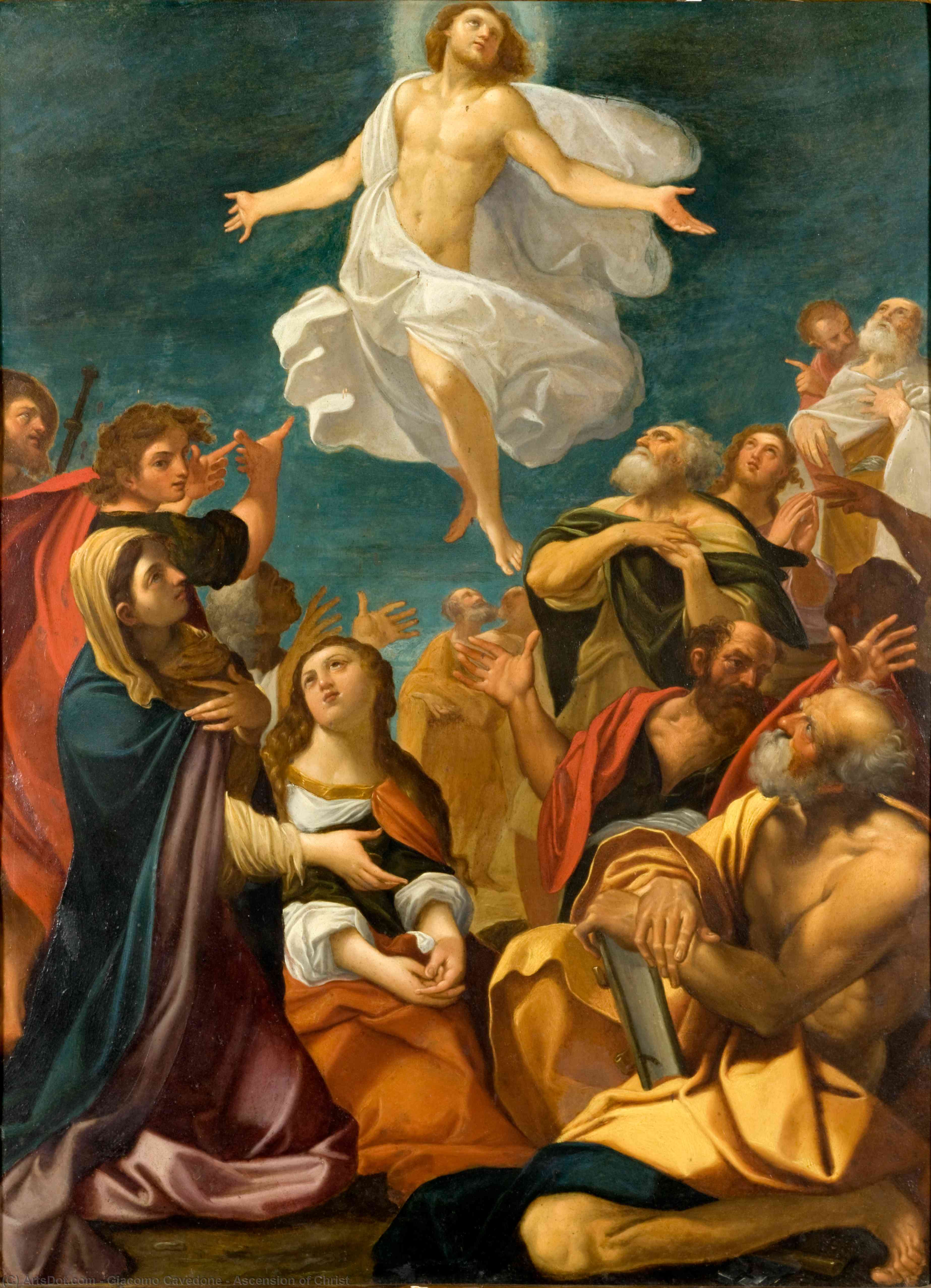 Ascension Of Christ — Giacomo Cavedone