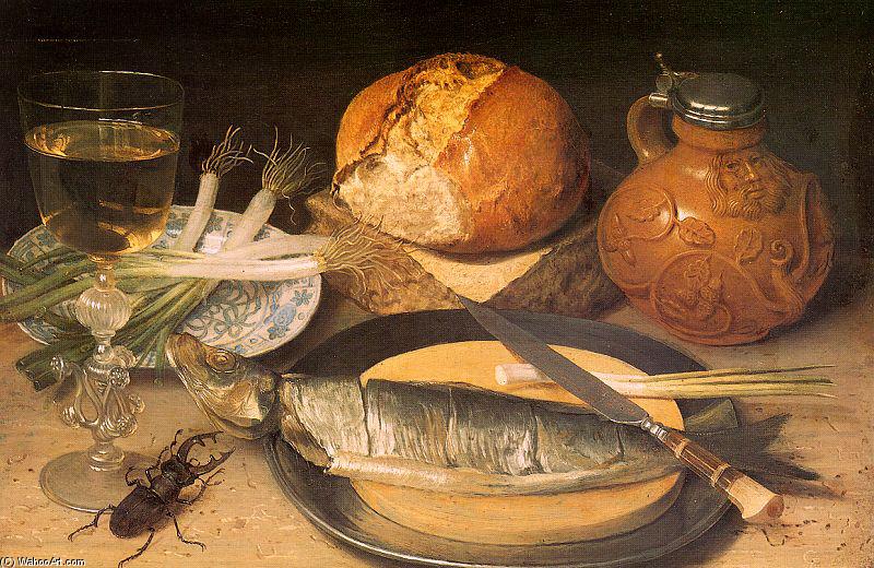 Still Life With Stag Beetle — Георг Флегель