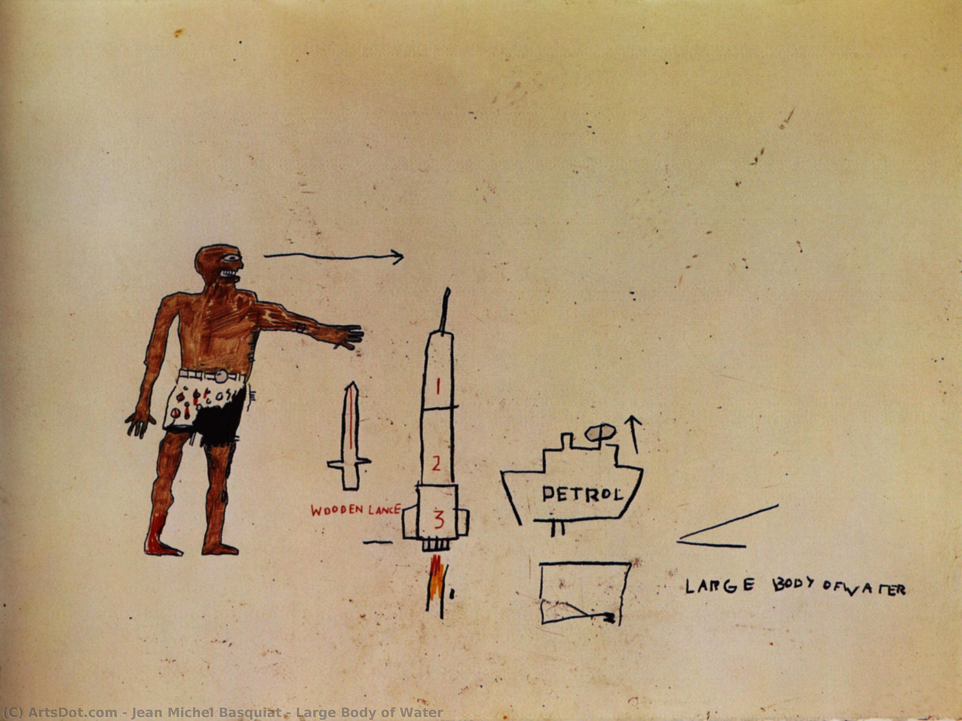 Large Body Of Water — Jean Michel Basquiat