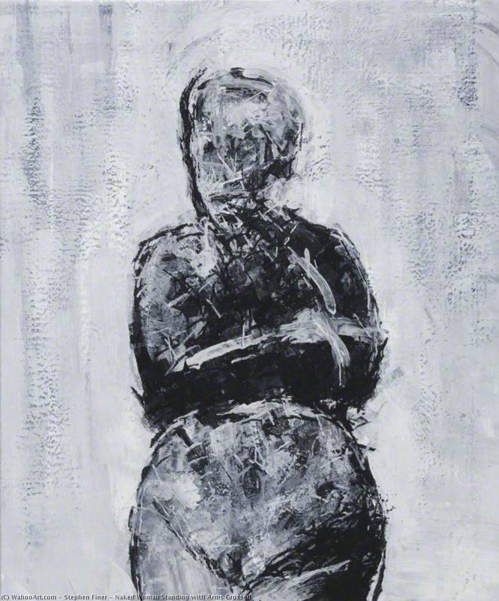 Naked Woman Standing With Arms Crossed — Stephen Finer