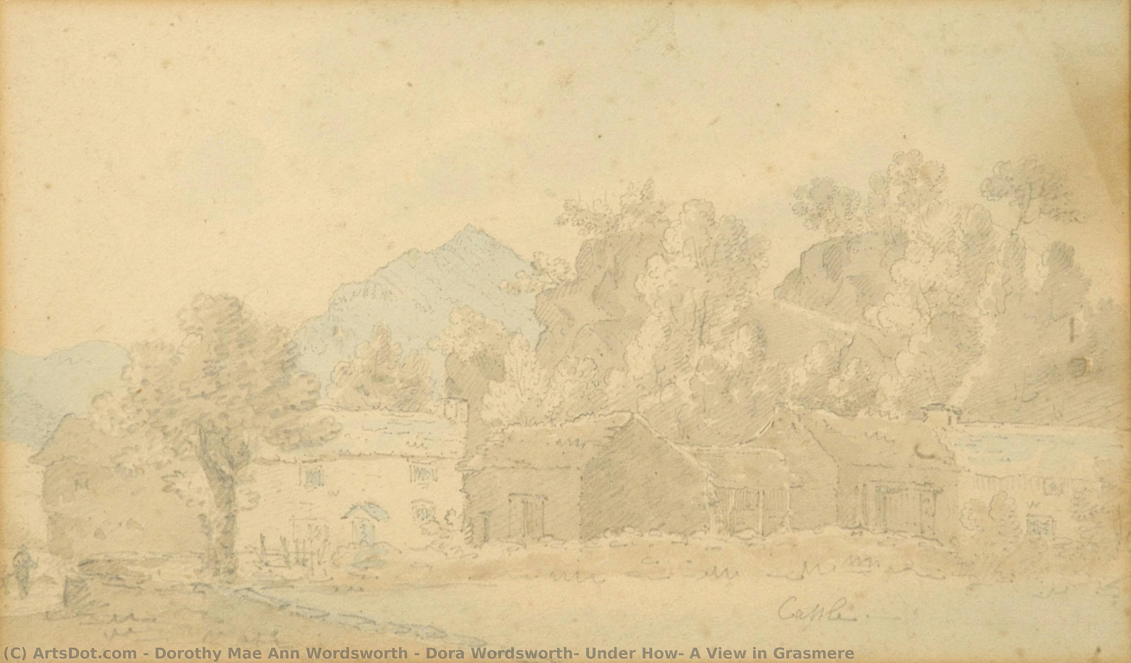 Dora Wordsworth, Under How, A View In Grasmere — Dorothy Mae Ann Wordsworth