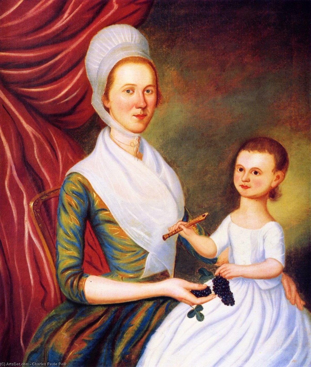 Mrs. Thomas Kell Nee Aliceanna Bond — Charles Peale Polk