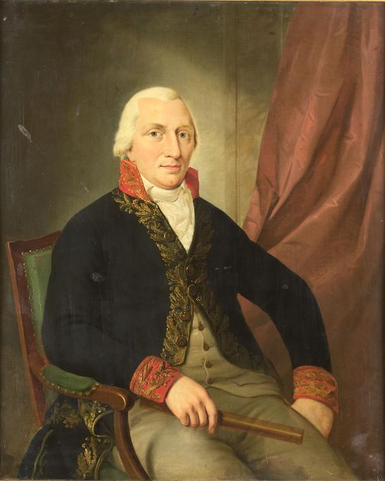 Portrait Of Albertus Henricus Wiese — Adriaan De Lelie