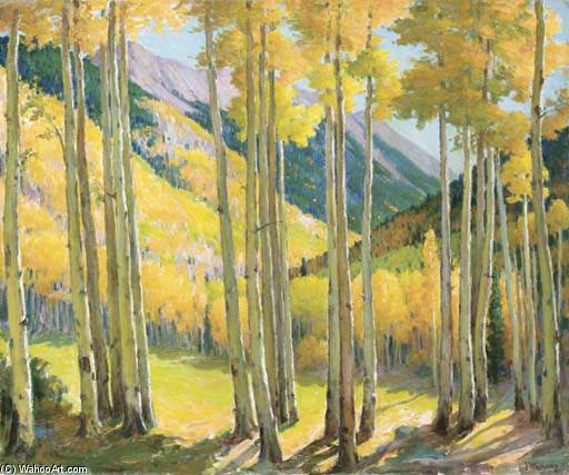 Aspens At Twining — Joseph Henry Sharp