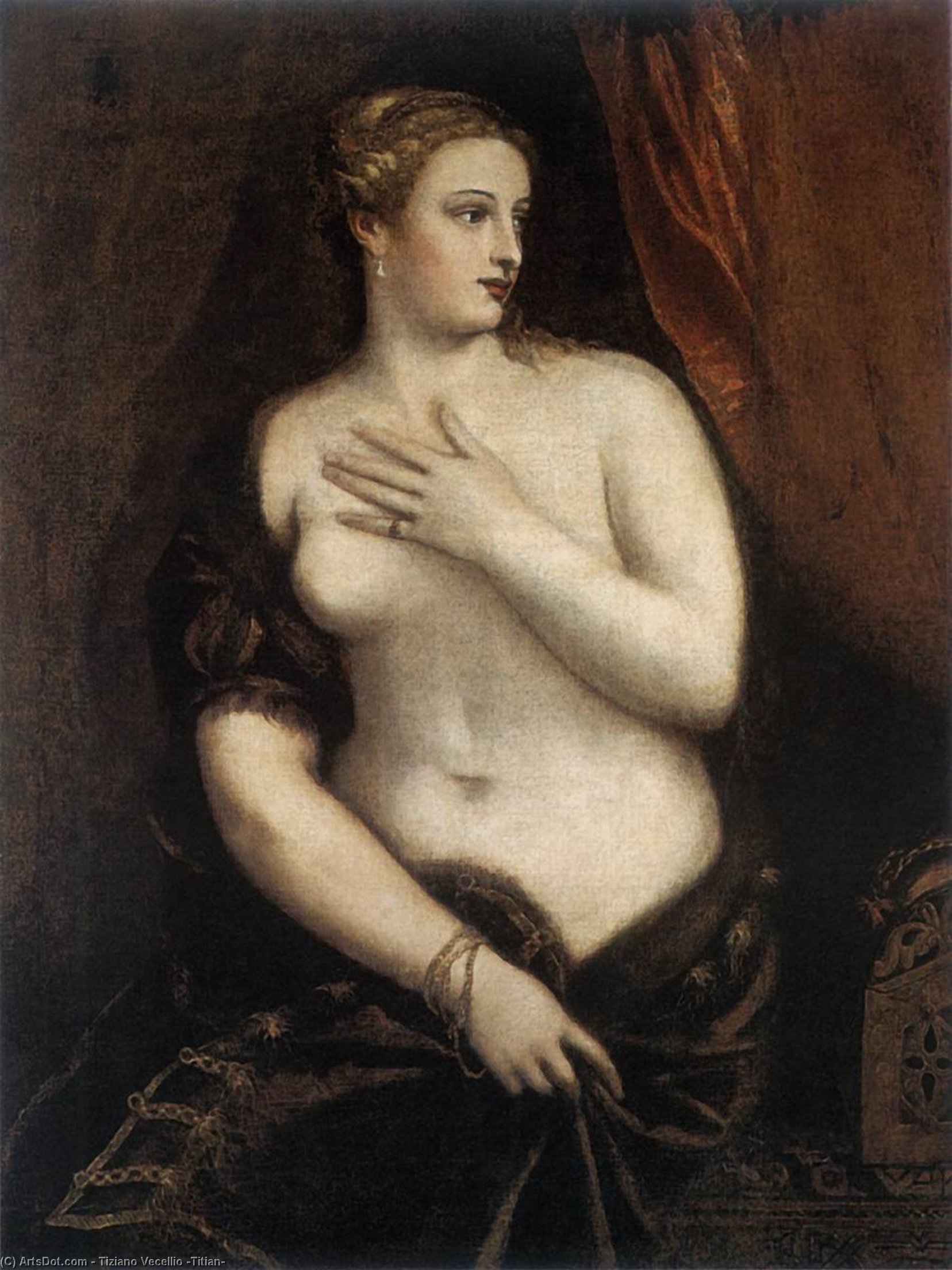 Venus With A Mirror — ティツィアーノ