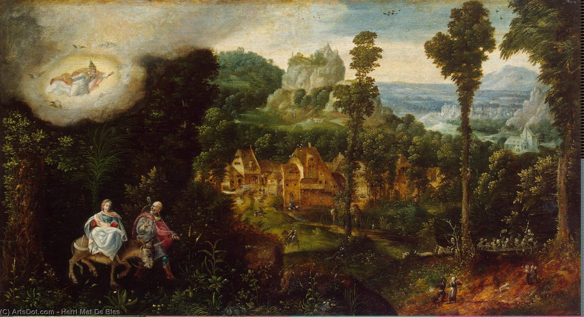 Landscape With The Flight Into Egypt — Herri Met De Bles