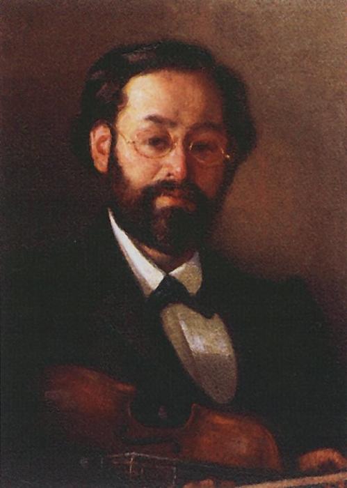Portrait Of Fiddler V. G. Walter — Grigori Myasoyedov