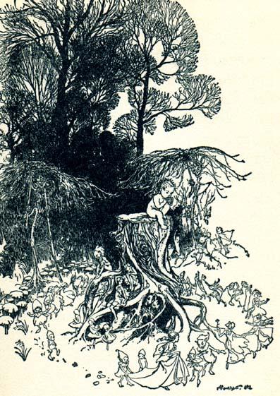 Peter Pan In Kensington Gardens — Артур Ракэм