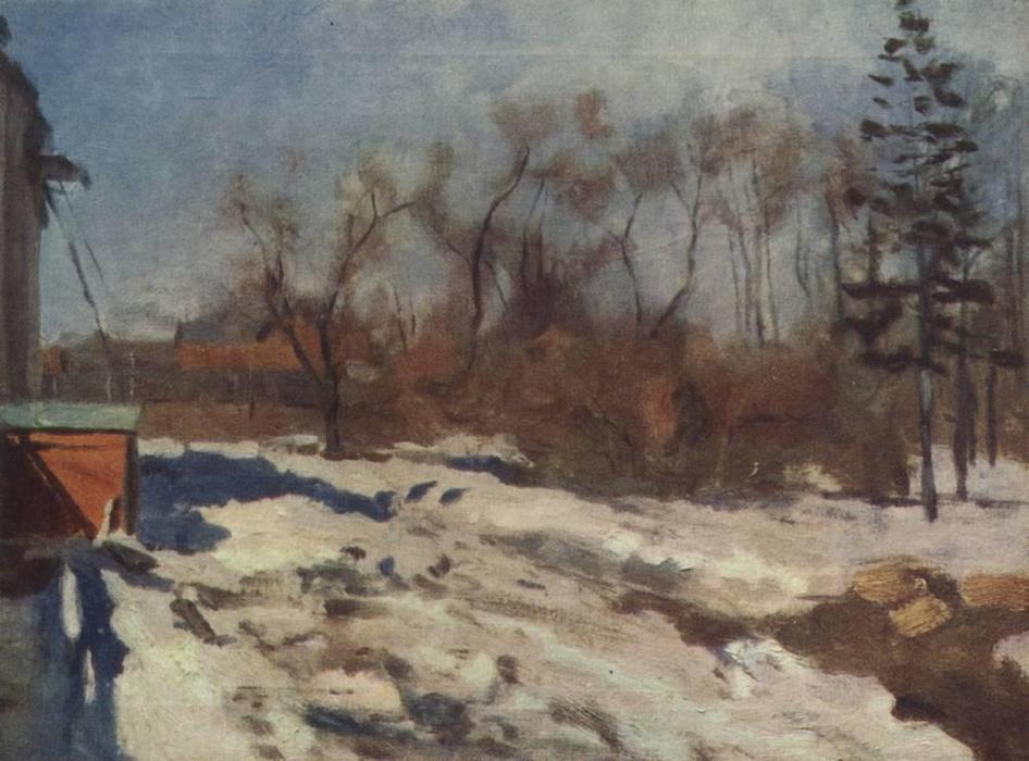 Early Spring. Botanical Garden. — Isaak Ilyich Levitan
