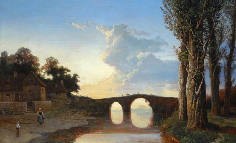 River And Bridge In The South Of France — Joséphine Bowes