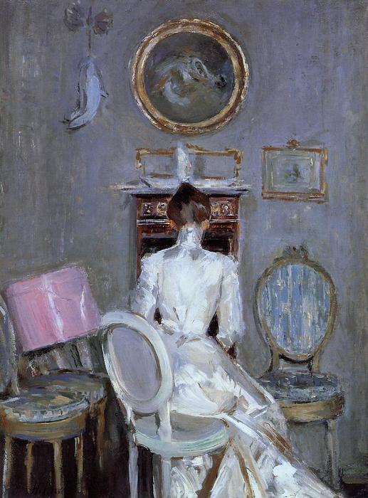 Madame Helleu In Her Husband's Studio — Paul César Helleu